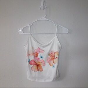 Floral Print Spaghetti Strap Top